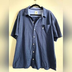 Johnnie-o Men's Polo Shirt Size XXL Blue Johnnie O West Coast Prep